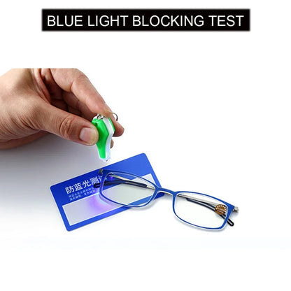 Thin Blue Light Blocking Reading Glasses Eyeglasses Men Women Portable Glasses Farsightedness With Phone Case +3.5+4