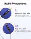 3.5 to 2.5 Aux Cable Jack 3.5 mm to Jack 2.5 mm Audio Cable Jack 3.5 for Headphone Aux Speaker Connector Cord 2.5 to 3.5