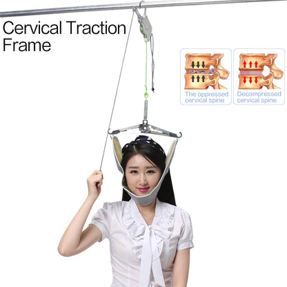 Door Neck Device Kit Stretcher Adjustment Chiropractic Back Head Massager relaxation Cervical Traction Health Care Kits