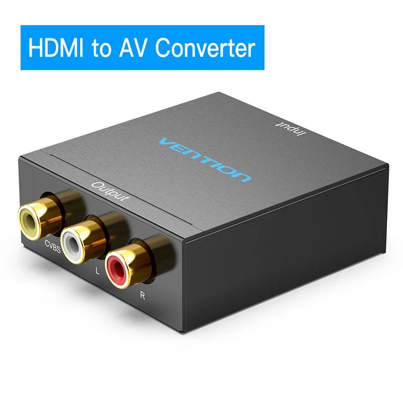 AV to HDMI Converter HDMI to RCA Video Adapter with Mini USB Power Cable for TV Box Projector  HDMI to AV