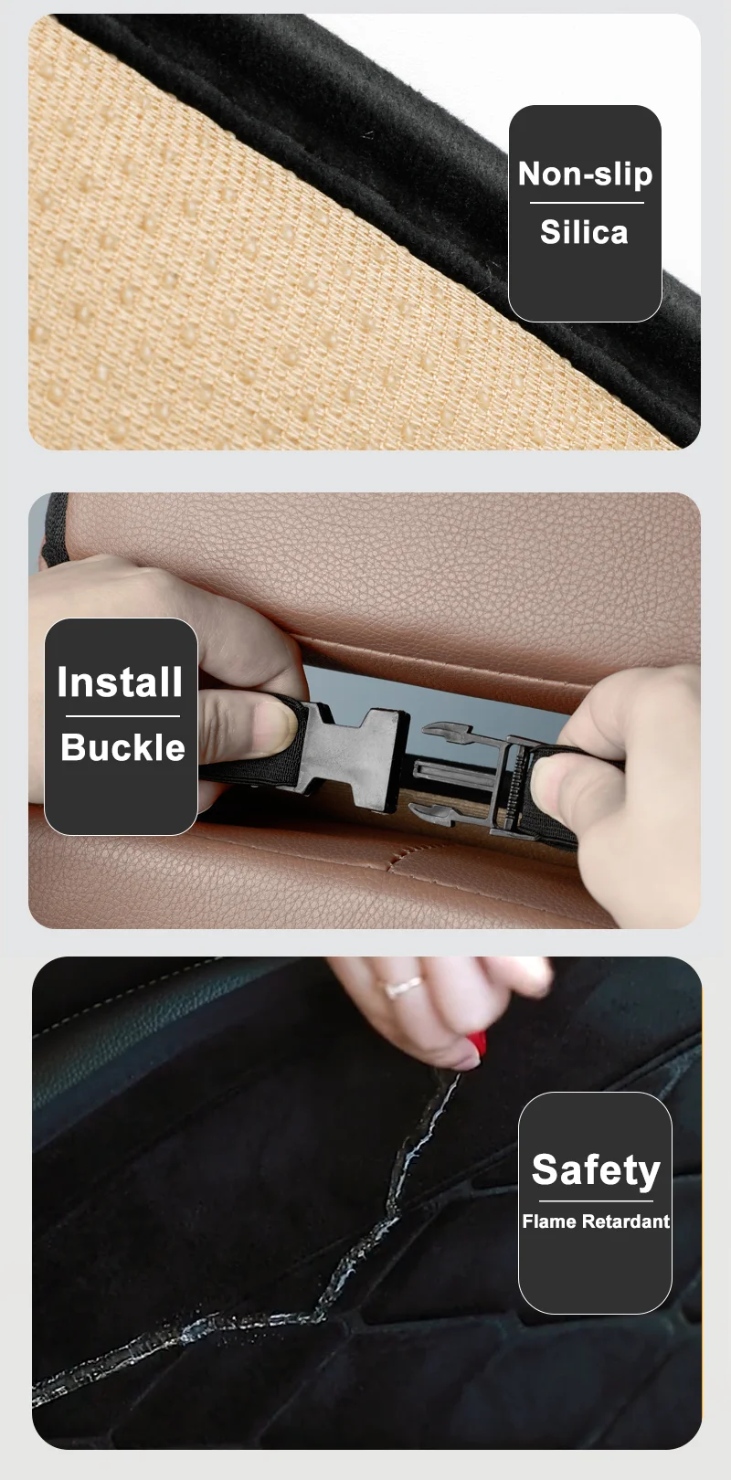 12V 24V Heated Car Seat Cover Fast Heating Electric Car Seat Cushion