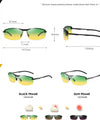 Polarized Intelligent Photochromic Sunglasses for Men Chameleon Goggles
