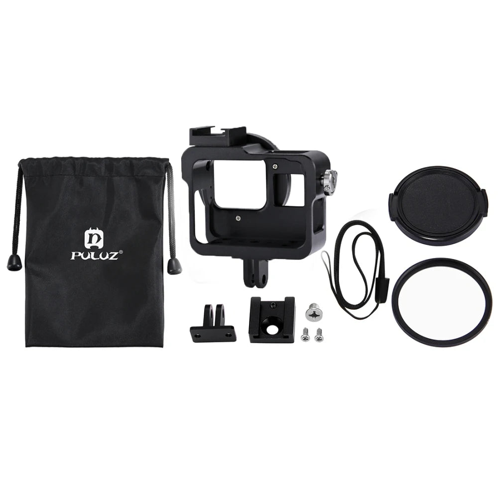 Housing Shell For GoPro HERO 5 6 7 Black Aluminum Alloy Hard Protective Cage Frame Case For GoPro Hero 2018 Camera Cage