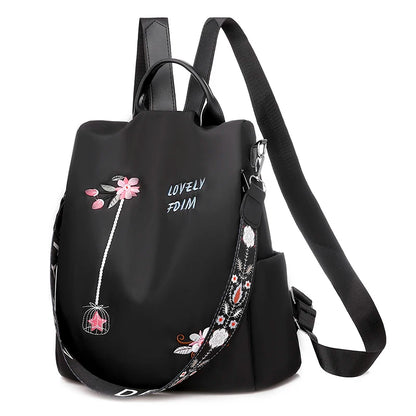 Waterproof Oxford Backpack Fashion Anti-theft Women Backpacks Print School Bag High Quality Large Capacity Backpack