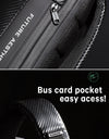 Waterproof Multifunction Carbon Fiber Pattern Crossbody Bag USB Sling Shoulder Bags Messenger Chest Bag Pack