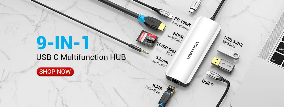 USB 2.0 HUB 4 Port with LED Multi USB Splitter for Lenovo Xiaomi Macbook Pro Air Computer Accessories Laptop HUB USB 2.0