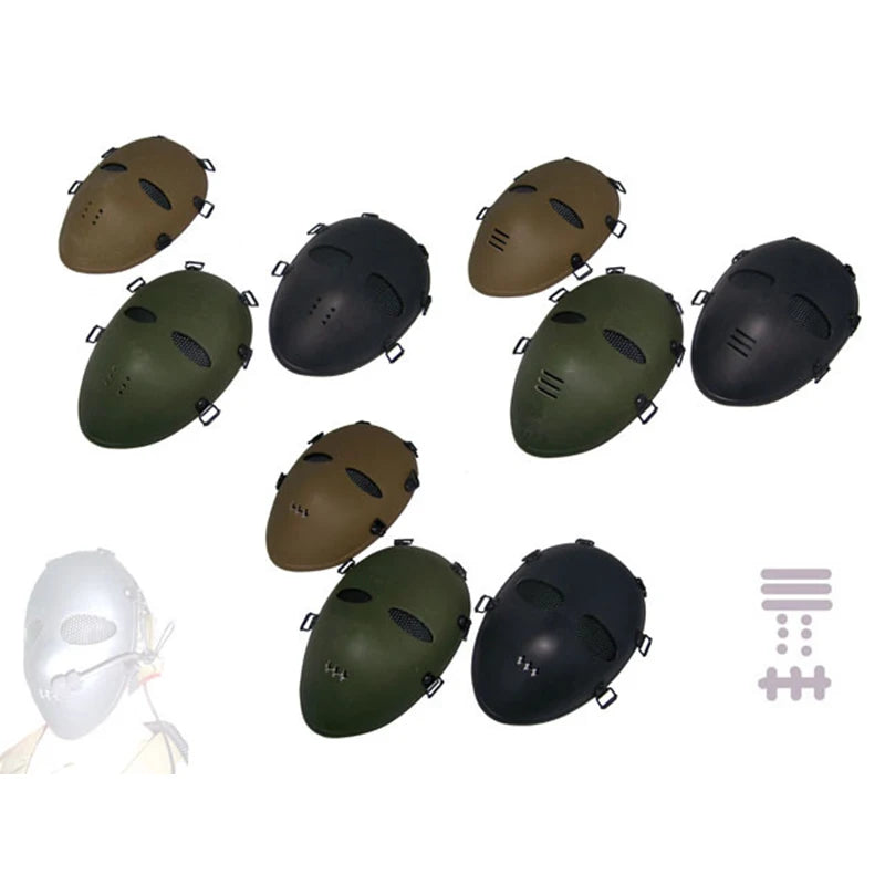 Airsoft Masks Classic Style Tactical Paintball BB  Shooting Full Face Protective Mask Army Wargame Field Hunting Accessories
