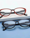 Retro Cat Eye Reading Glasses Elegant Round Presbyopic Eyewear Classic Spectacles Eyeglasses Female's Glasses+3.5+4.0