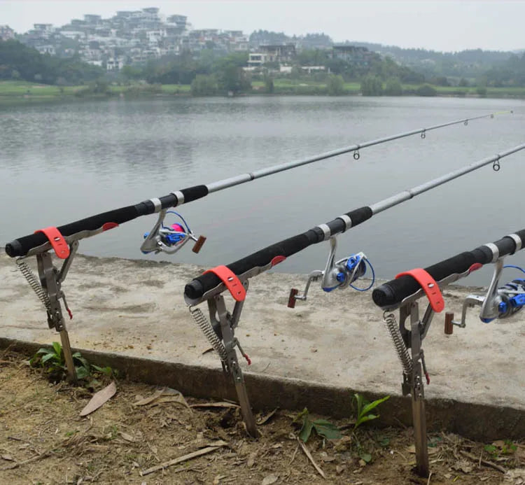 Fishing Rod Holders Automatic Fishing Stainless Steel Pole Tackle Storage 32cm Outdoor Fishing Accessories Bracket