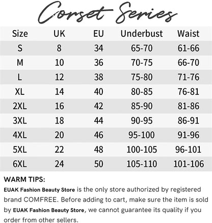 Christmas Womens Steampunk Gothic Corset Bustier Steel Boned Halloween Corset Bustier Overbust Corselet Waist Trainer Shaper