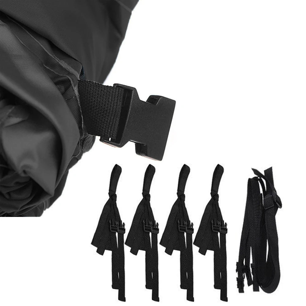 210D Waterproof Pontoon Boat Cover UV Resistant Trailerable Protective Cover for 17-24FT Boats