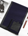 Scarves Man Autumn Winter Thick Warm Cashmere Business Long Wraps Boy Classic Shawl muffler