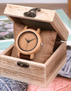 Bamboo Wooden Quartz Wristwatch for Lover Nylon Strap Couple Customize Watches