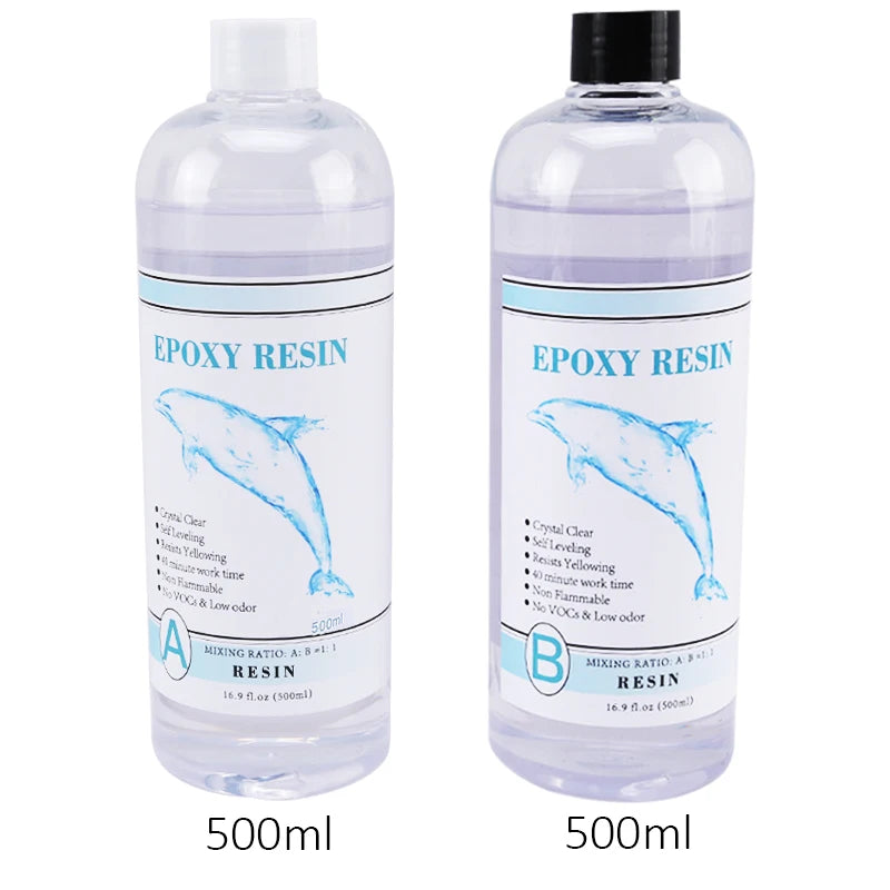 1:1 Clear Epoxy Resin Casting Kit – Crystal Clear Art Resin with Measuring Cups & Accessories