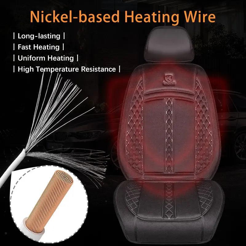 12V 24V Heated Car Seat Cover Universal Winter Electric Heating Cushion