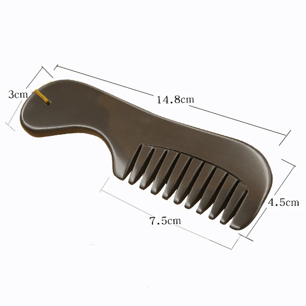 5A grade Original Si Bin brown color Bian stone massage guasha stone multifuntion beauty face comb home health care back massage