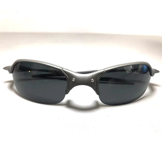Polarized UV400 Cycling Sunglasses – Gray Metal Frame Fishing Riding Bicycle Eyewear