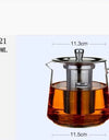 Induction cooker special pot boil tea dedicated cooker glass pot stainless steel liner kettle flower tea pot