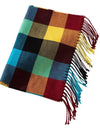 Classic lattice men soft shawl plaid scarves shawl wraps shawl neckerchief headband muffler