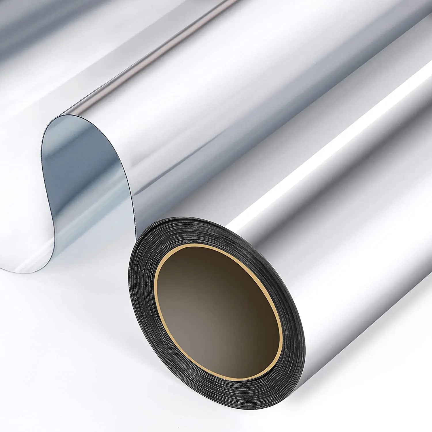 One Way Mirror Window Privacy Film Daytime Anti UV Sun Blocking Heat Control Reflective Window Tint for Home Office Living Room