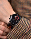 Handmade Wood Watch Japanese Quartz Wristwatches Metal Stainless Steel Timeless Chronograph Auto Date