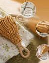 Handmade Rattan Rattles Educational Toys for Kids Crib Mobile Hand Bell Baby Accessories Infant Sensory Toy Baby Teether GIfts