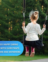 Lighten Up Hammock Straps Rope Carabiner Tree Swing Hanging Kit Hammock Straps Camping 350KG Load Capacity Rope Carabiner
