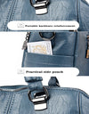 Leather Backpack Women Shoulder Bags Multi function Travel Backpack School Bags Bagpack
