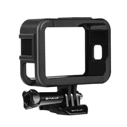 Chargeable PA Frame Mount Protective Case Cage with Cold Shoe Base Slot for Gopro HERO11 10 9 Black Sports Action Cameras