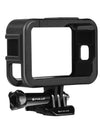Chargeable PA Frame Mount Protective Case Cage with Cold Shoe Base Slot for Gopro HERO11 10 9 Black Sports Action Cameras