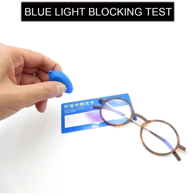 Anti Blue Light Magnify Eyewear Ultra Thin Reading Glasses for Men Women Computer Eyeglasses Readers with Portable Case