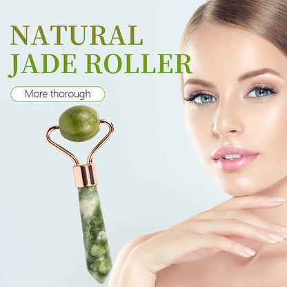 1Pc 3 Style Jade Stone Roller Eyes Nose Face Arms Neck Massage Roller Face Slimming Body Head Neck Massage Tools