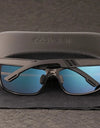 Polarized Square Metal Frame Male Sun Glasses fishing Driving Sunglasses