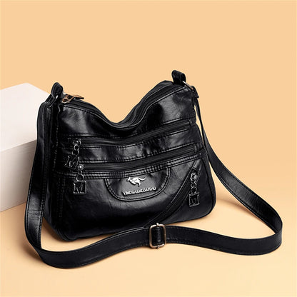 Shoulder Crossbody Bags for Women High Quality Soft Pu Leather Messenger Bag for Girls Purse And Handbags