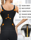 Waist Trainer Corset Zipper Vest Body Shaper Cincher Shapewear Slimming Belt Sports Girdle Neoprene Sauna Tank Top