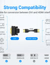 DVI to HDMI Adapter Bi-directional DVI D 24+1 Male to HDMI Female Cable Connector Converter for Projector HDMI to DVI