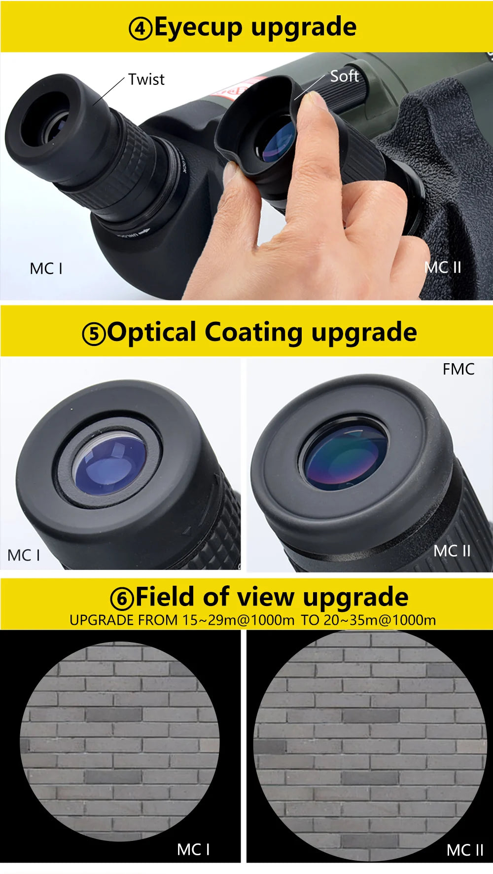 Professional Spotting Scope, Monocular Telescope,  Waterproof Telescope, Hunting Bird Watching Target, MC25-75x70 Zoom