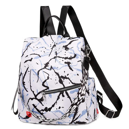 Waterproof Oxford Backpack Fashion Anti-theft Women Backpacks Print School Bag High Quality Large Capacity Backpack