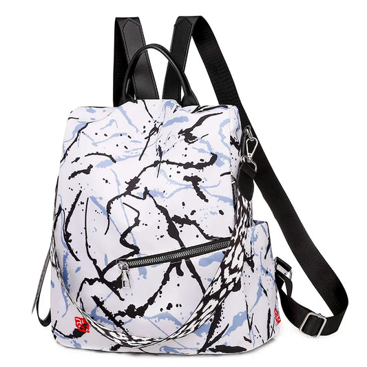 Waterproof Oxford Women Backpack Fashion Anti-theft Women Backpacks Print School Bag High Quality Large Capacity Backpack