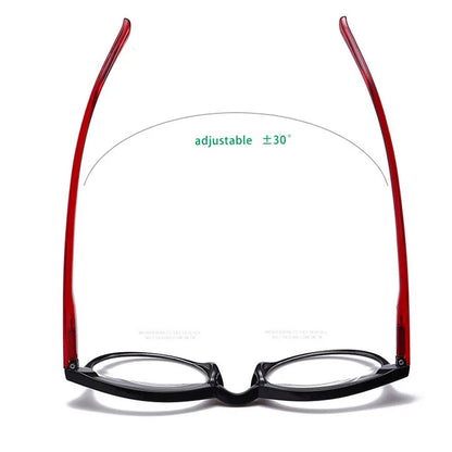 Reading Glasses Women Round Frame PC Reading Glasses for Men Spring Hinge