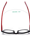 Reading Glasses Women Round Frame PC Reading Glasses for Men Spring Hinge