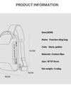 Waterproof Multifunction Carbon Fiber Pattern Crossbody Bag USB Sling Shoulder Bags Messenger Chest Bag Pack