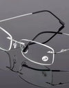 Men's Frame Prescription Glasses Blue Light Male Reading Glasses Titanium Eyeglasses Frame Old Glasses