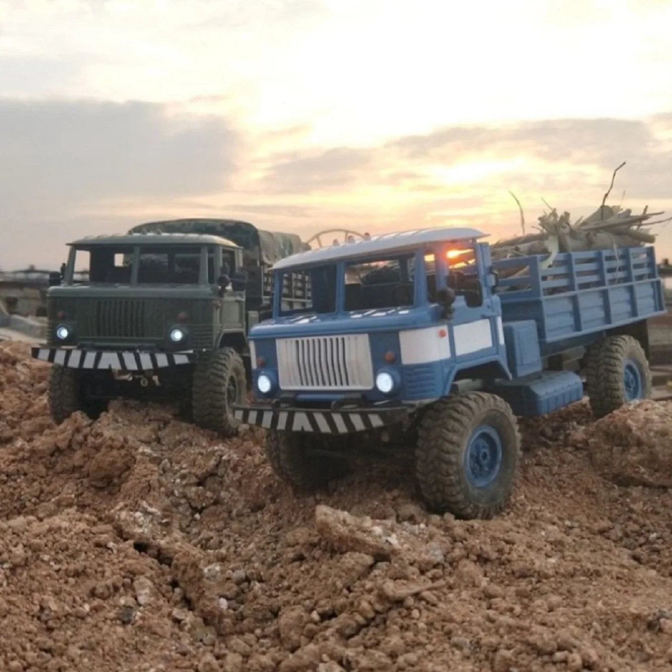 1 to 16 Scale 4WD Remote Control Military Off Road Truck