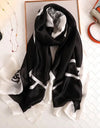 Women Summer Silk Scarves Shawl Lady Wrap Soft Female Echarpe Designer Beach Stole Bandana foulard muffler