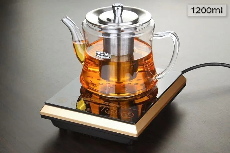 Induction cooker special pot boil tea dedicated cooker glass pot stainless steel liner kettle flower tea pot