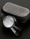 Folding Men's Reading Glasses Ultra Light Portable Ladies Round With Case Smart Glasses +3.5