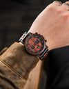 Custom Private Watch for Men Quartz Chronograph Male Wristwatches Men Stop Engrave Brand Name Logo