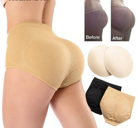 Women Body Shaper Buttocks Padded Panty Butt Lifter Hip Enhancer Underwear Tummy Control Panties Booty Pads Briefs Shapewear