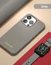 for Magsafe Case for iPhone 13 Pro Max 13 Mini 13Pro Natural Cowhide Lychee Leather Magnetic Luxury Metal Frame Phone Back Cover